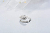 Sterling Silver Snake Design Ring